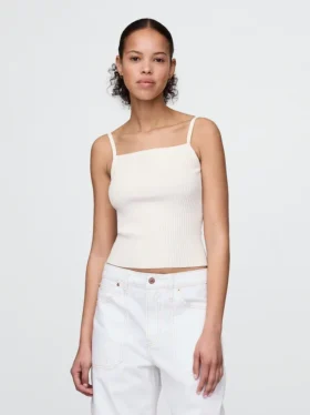 Gecropte ribtrui-tanktop