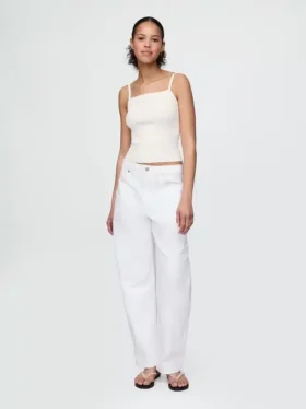 Gecropte ribtrui-tanktop