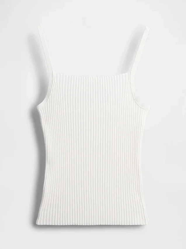 Gecropte ribtrui-tanktop