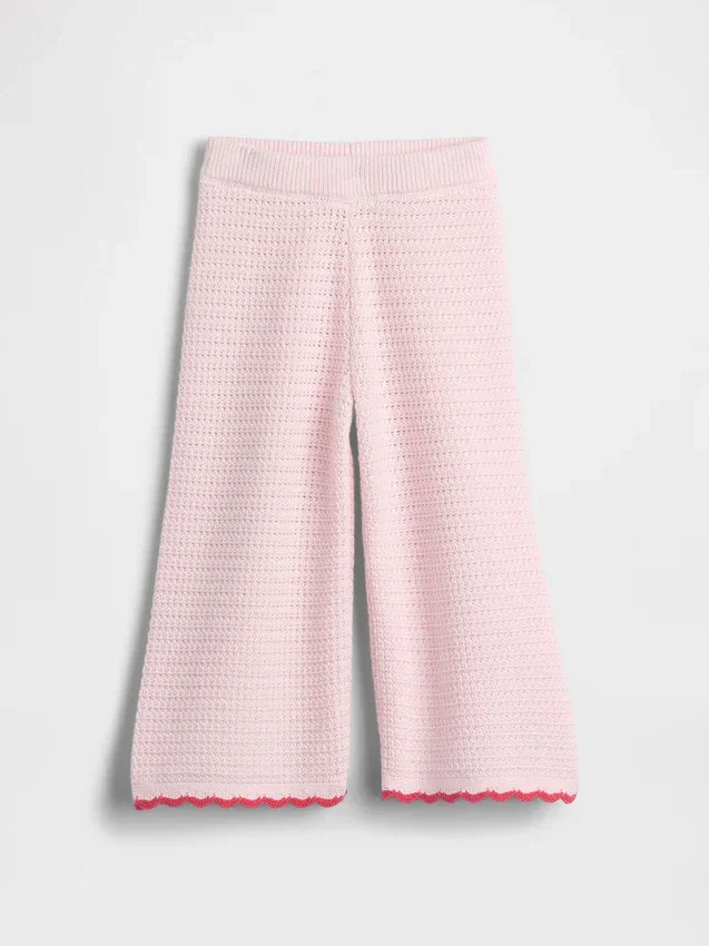 Gehaakte broek met wijde pijpen voor Baby & Peuter