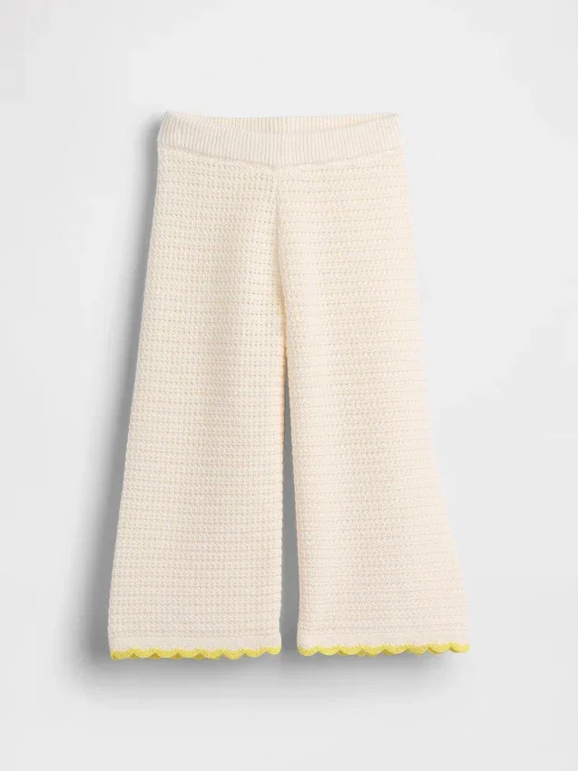Gehaakte broek met wijde pijpen voor Baby & Peuter