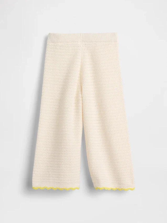 Gehaakte broek met wijde pijpen voor Baby & Peuter