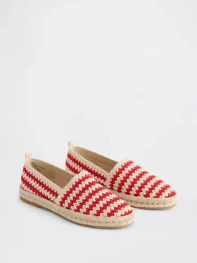 Gehaakte espadrille-ballerina’s