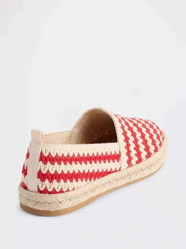 Gehaakte espadrille-ballerina’s