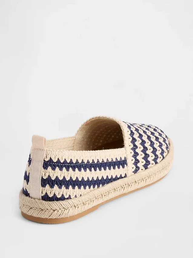 Gehaakte espadrille-ballerina’s