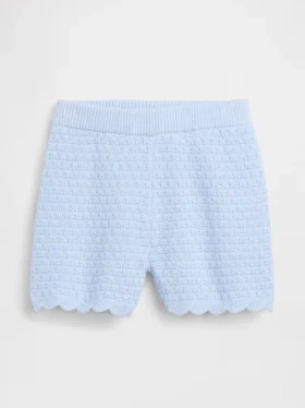 Gehaakte korte broeken met geschulpte zoom voor Baby & Peuter