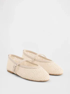 Gehaakte Mary Jane-ballerina’s voor kinderen