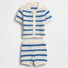 Gehakte gestreepte set voor baby’s