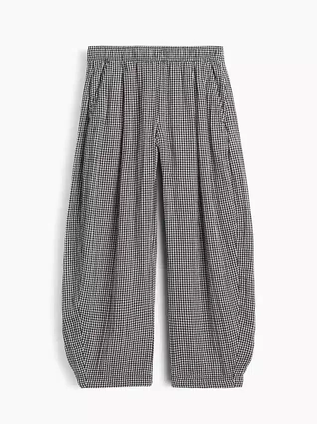 Gemakkelijke broek van katoenen gaas