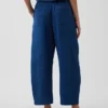 Gemakkelijke broek van katoenen gaasdenim