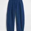 Gemakkelijke broek van katoenen gaasdenim