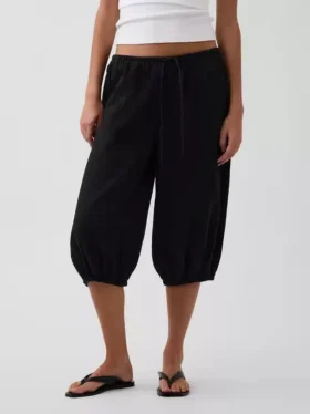 Gemakkelijke culottebroek van katoenen gaas