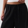 Gemakkelijke culottebroek van katoenen gaas