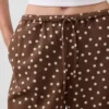 Gemakkelijke wijde pijpen-broek van linnenmix