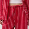 Gemakkelijke wijde pijpen-broek van linnenmix