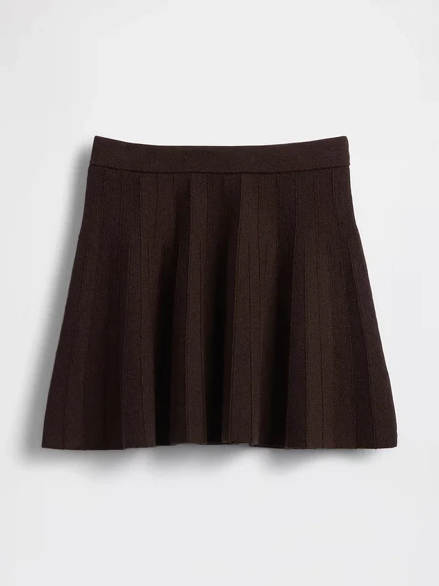 Geplooide mini-trui-rok