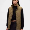 Gerecycled lichtgewicht gewatteerd puffervest