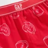 Gerecyclede flanellen pyjamakorte broeken voor kinderen