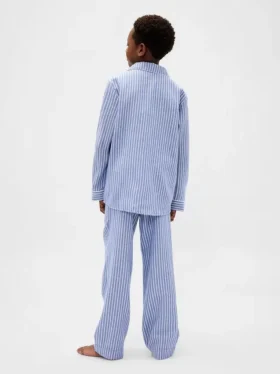 Gerecyclede flanellen pyjamaset voor kinderen