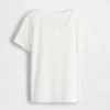 Gerecyclede Pointelle-pyjama-T-shirt voor kinderen