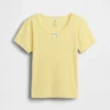 Gerecyclede Pointelle-pyjama-T-shirt voor kinderen