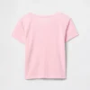 Gerecyclede Pointelle-pyjama-T-shirt voor kinderen