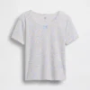 Gerecyclede Pointelle-pyjama-T-shirt voor kinderen