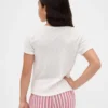 Gerecyclede Pointelle-pyjama-T-shirt voor kinderen