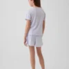 Gerecyclede Pointelle-pyjama-T-shirt voor kinderen