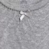 Gerecyclede Pointelle-pyjama-T-shirt voor kinderen