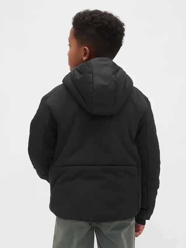 Gerecyclede pufferjas voor kinderen