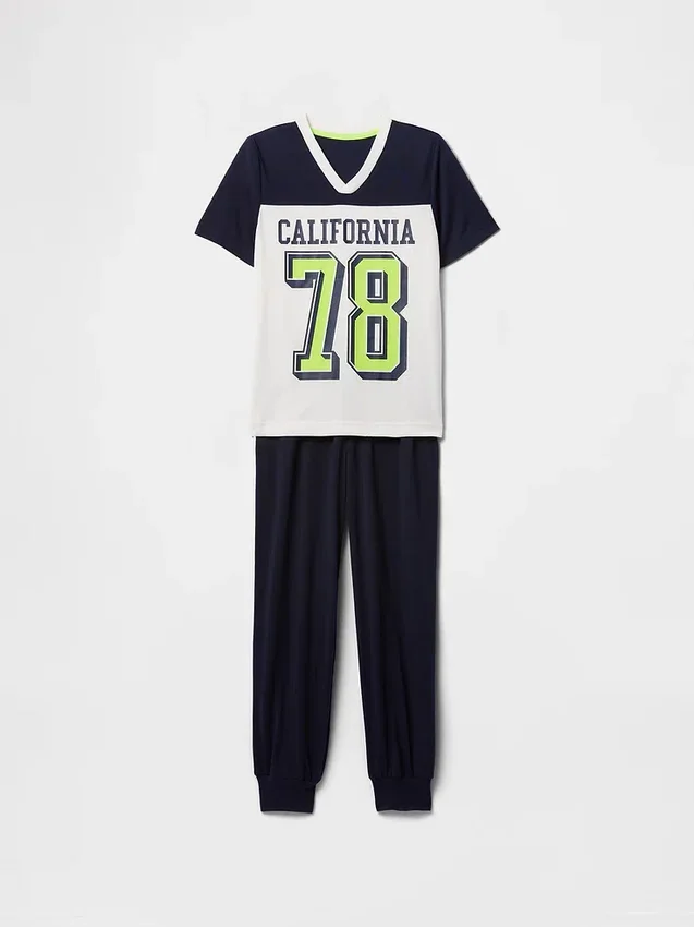 Gerecyclede pyjama-joggerset voor kinderen