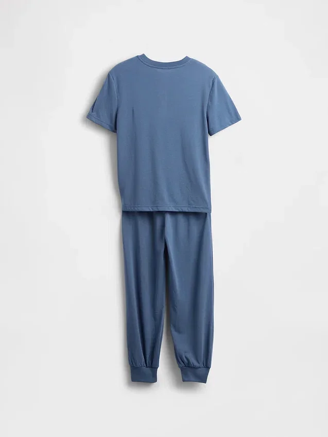Gerecyclede pyjama-joggerset voor kinderen