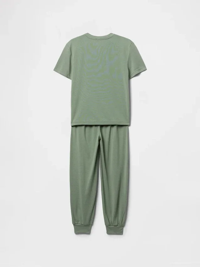 Gerecyclede pyjama-joggerset voor kinderen