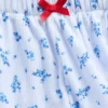 Gerecyclede pyjama-korte broek met ribboord voor kinderen