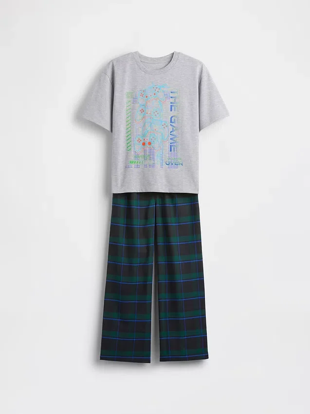 Gerecyclede pyjamaset voor kinderen