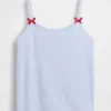 Gerecyclede ribgebreide pyjamashirt voor kinderen