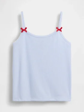 Gerecyclede ribgebreide pyjamashirt voor kinderen