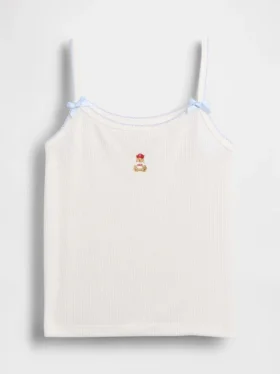 Gerecyclede ribgebreide pyjamashirt voor kinderen