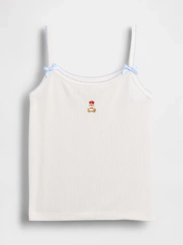 Gerecyclede ribgebreide pyjamashirt voor kinderen