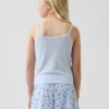 Gerecyclede ribgebreide pyjamashirt voor kinderen