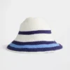 Gestreepte gebreide buckethoed voor Baby & Peuter