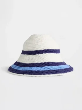 Gestreepte gebreide buckethoed voor Baby & Peuter