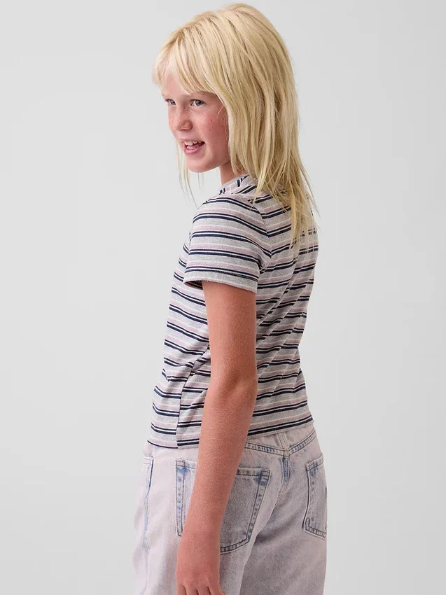 Gestrept T-shirt voor kinderen