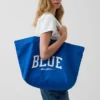 Get Blue canvas draagtas
