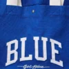 Get Blue canvas draagtas