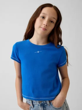 Get Blue kinder-T-shirt met print