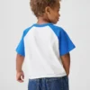 Get Blue Raglan-T-shirt voor Baby & Peuter