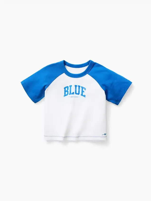 Get Blue Raglan-T-shirt voor Baby & Peuter