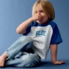 Get Blue Raglan-T-shirt voor Baby & Peuter